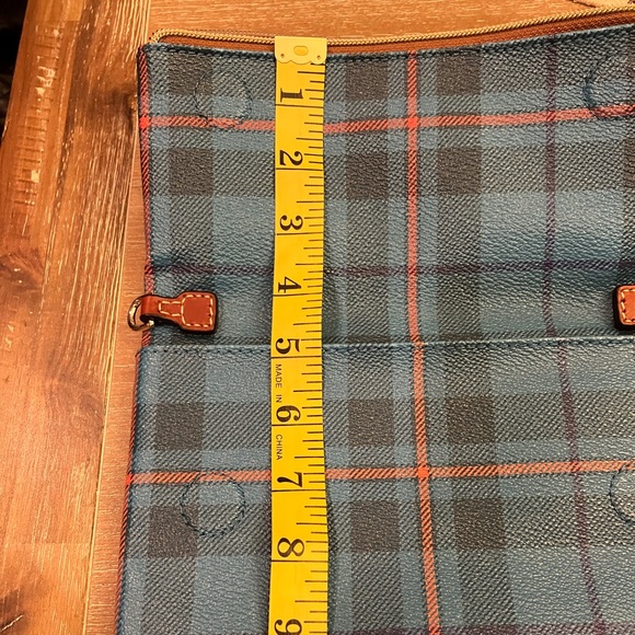 Dooney and Bourke Tiverton blue plaid bag - Picture 9 of 13